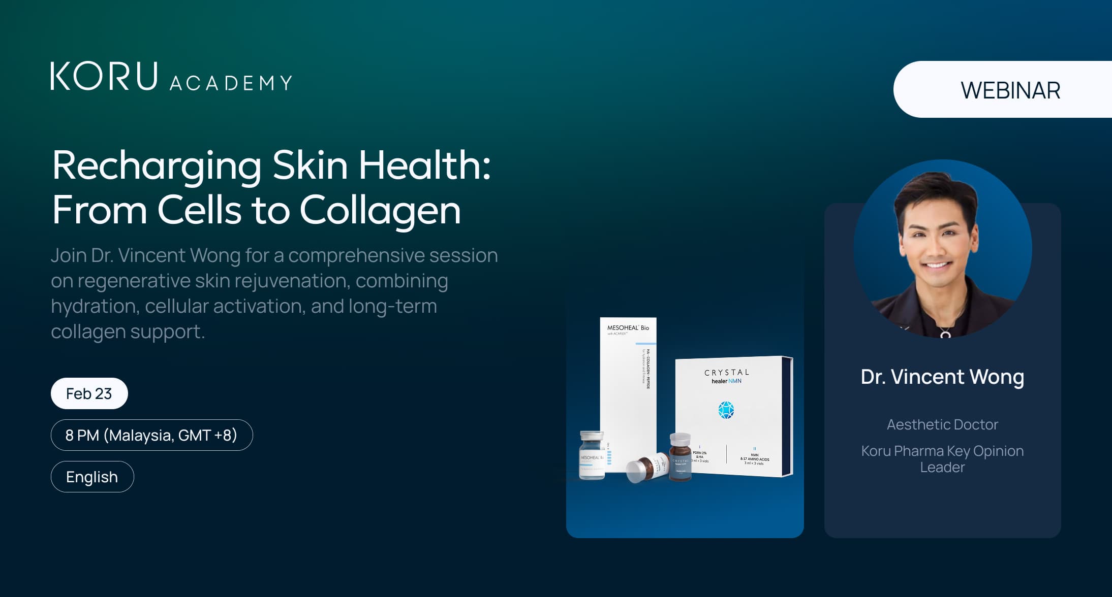 Crystal Healer NMN and MESOHEAL® Bio synergistic skin protocol