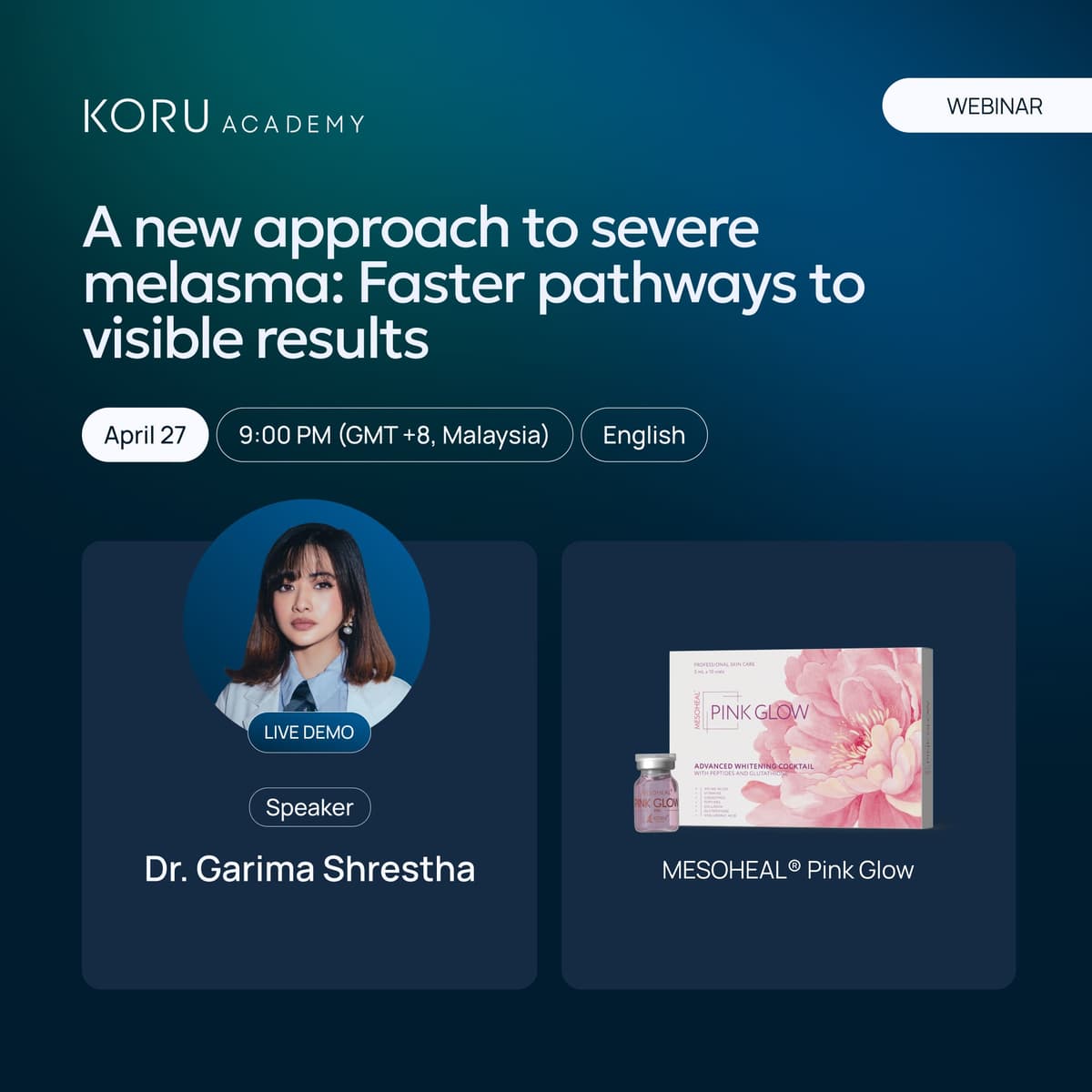 A New Approach to Severe Melasma: Faster Pathways to Visible Results