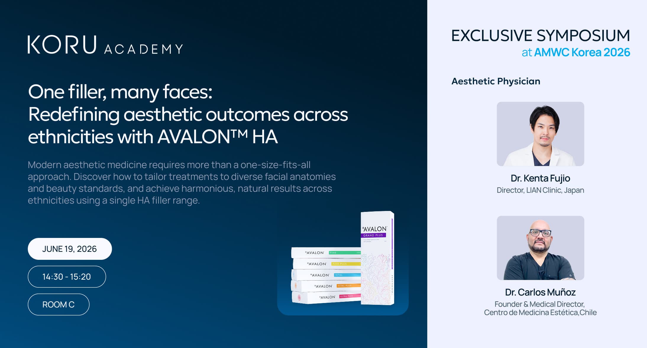 Avalon HA fillers symposium on multi-ethnic aesthetic outcomes