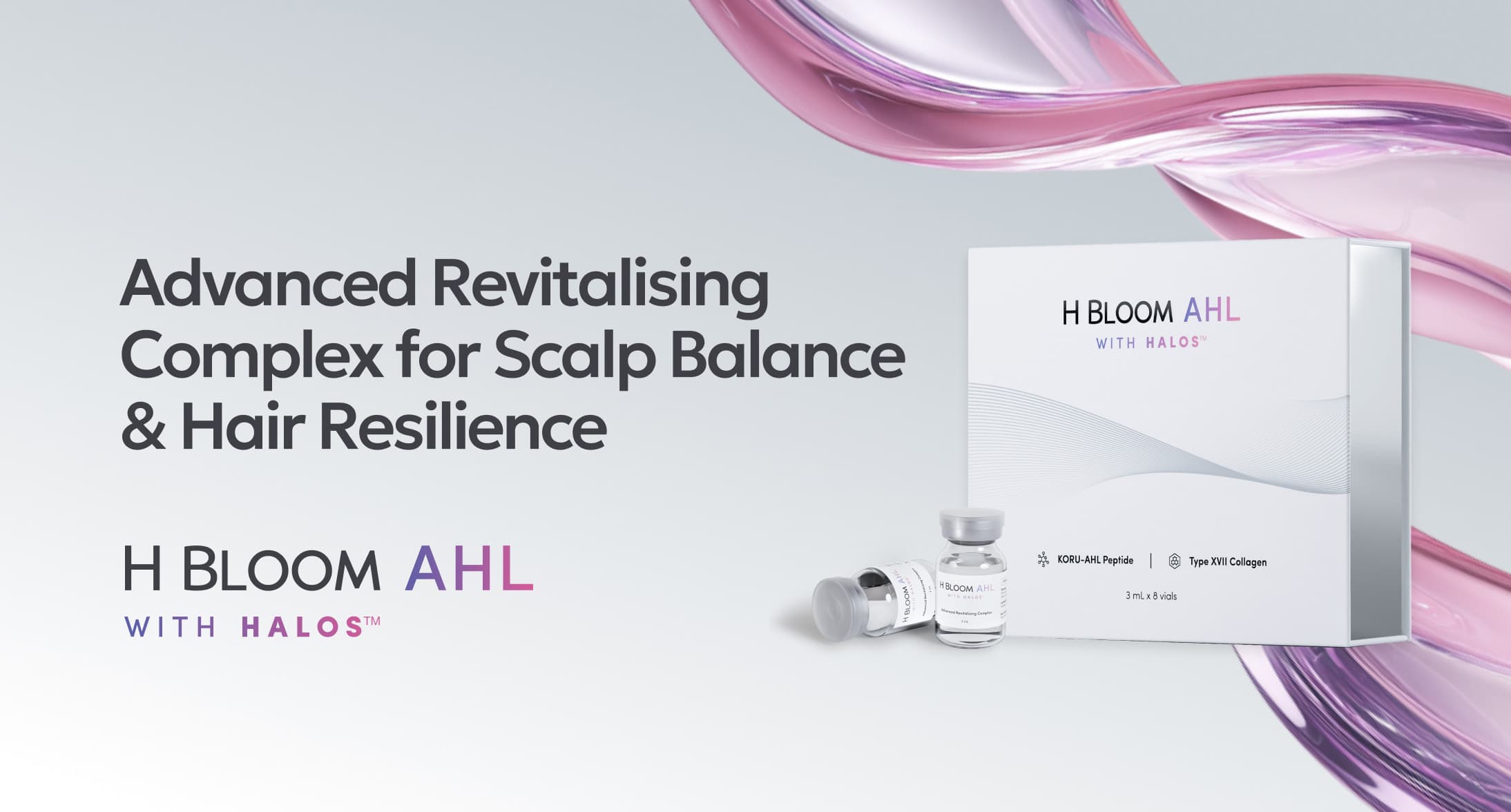 H Bloom AHL hair thinning booster with peptide technology