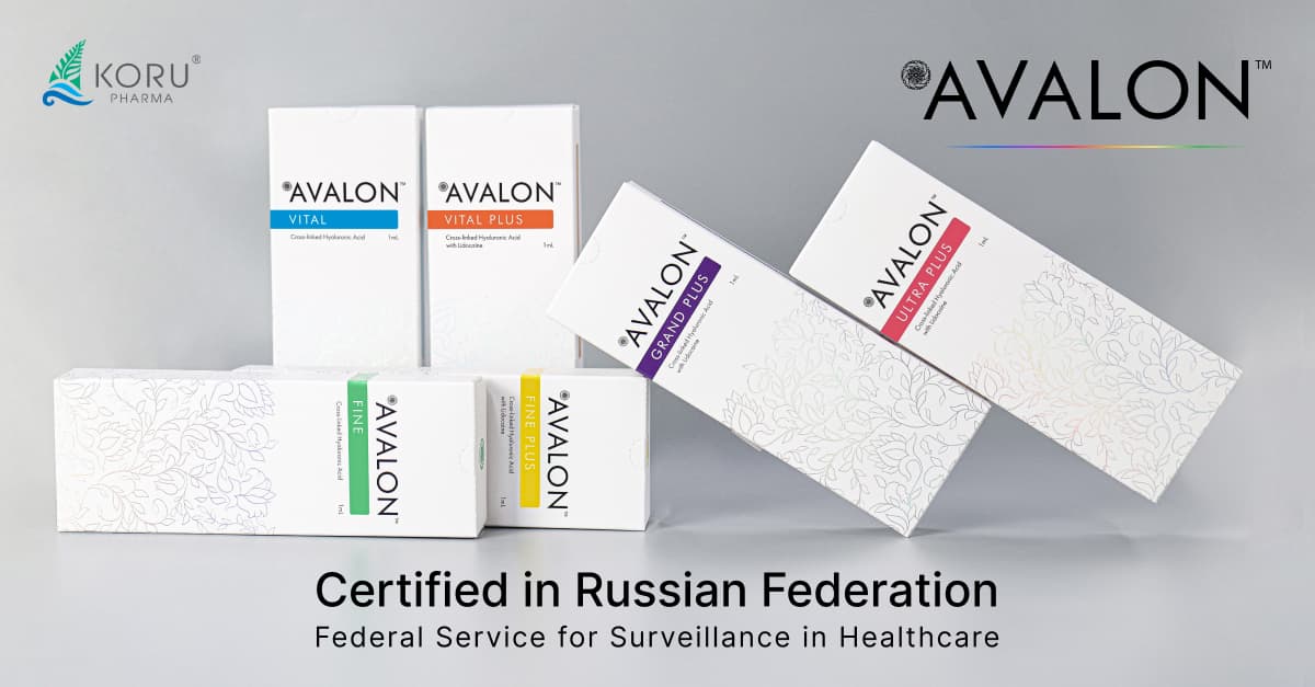 Koru Pharma’s AVALON™ Fillers obtain Certification in the Russian Federation