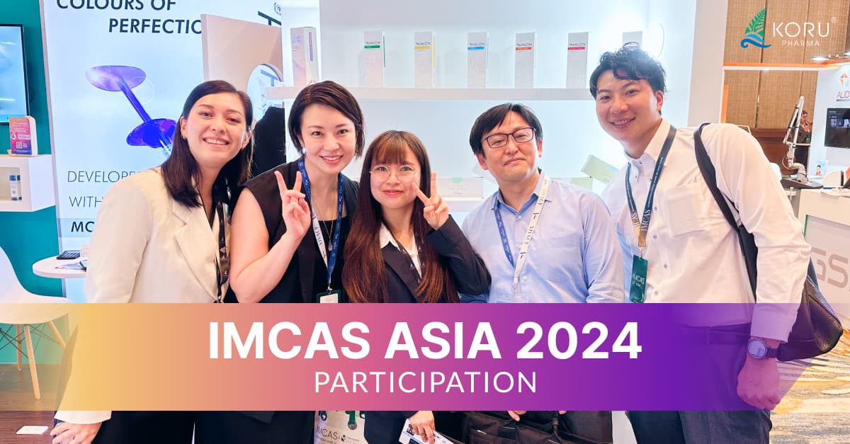 Koru Pharma at IMCAS Asia 2024