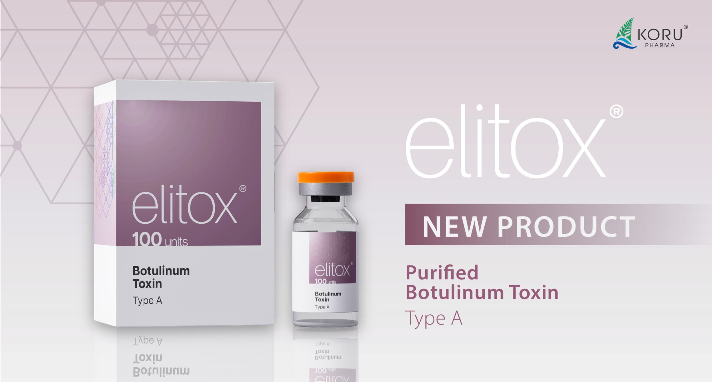 Koru Pharma presents Elitox - Purified Botulinum Toxin Type A.