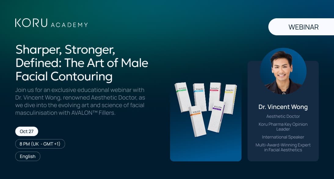 Dr Vincent Wong presenting the Art of Male Facial Contouring