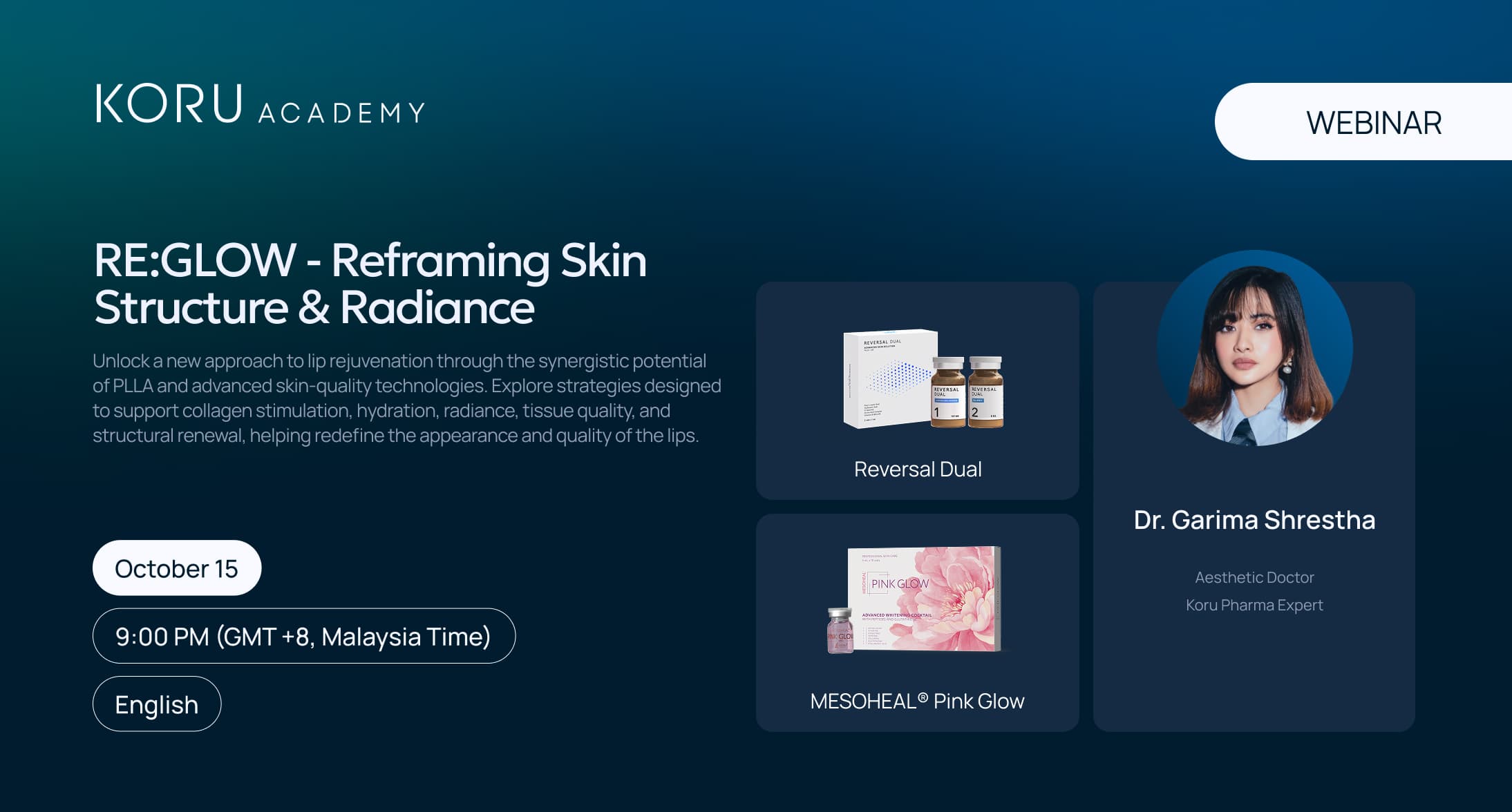 Reversal Dual and Mesoheal Pink Glow for lip rejuvenation